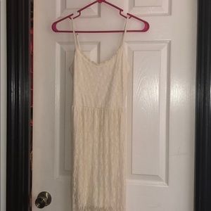 Maxi cream lace Abercrombie and Fitch dress